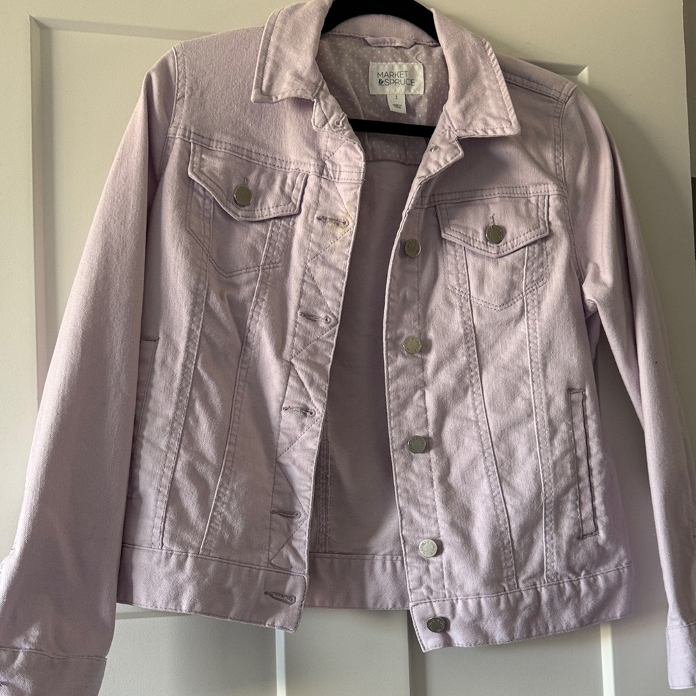 Lavender Jean Jacket